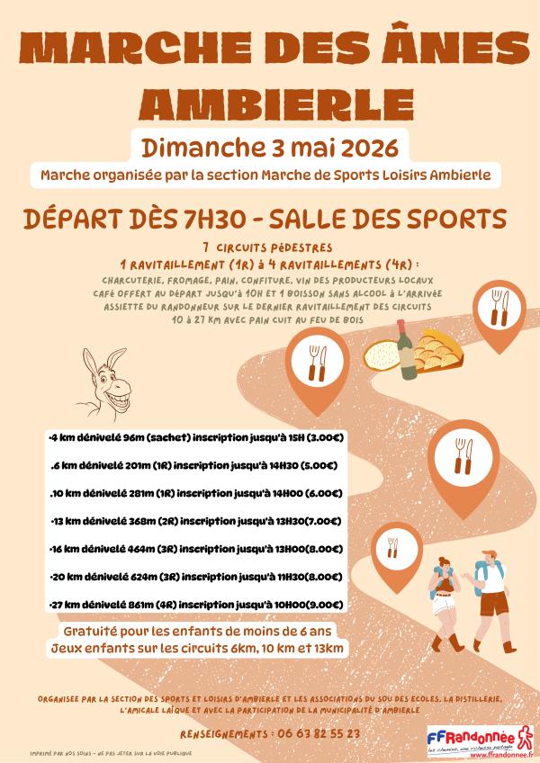 Flyer affiche marche des anes 2026-1-1